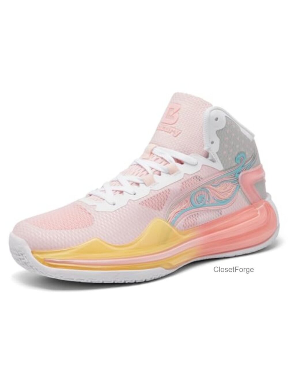 Women's Basketball Shoes Breathable Non Slip Lightweight Athletic Sneakers